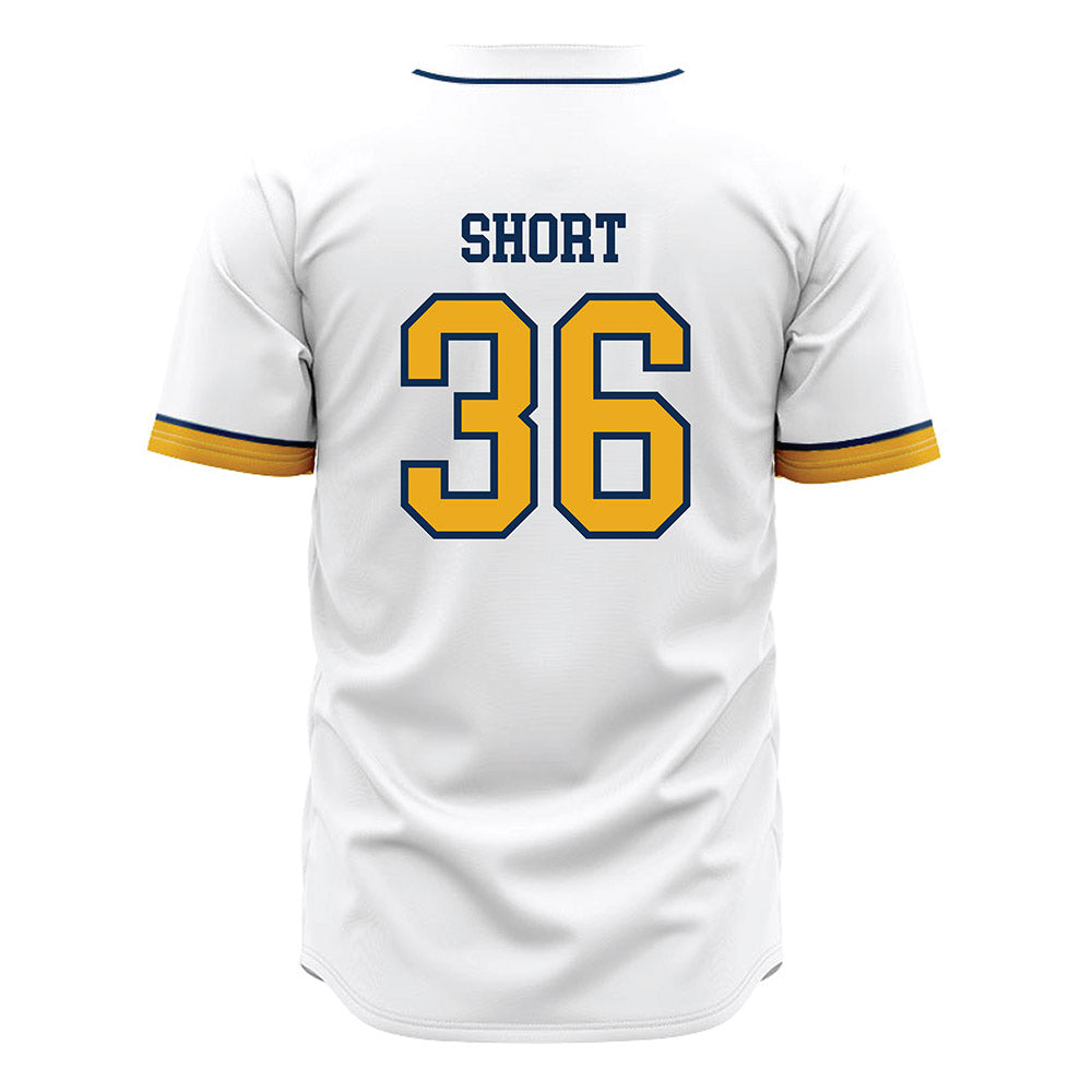 West Virginia - NCAA Baseball : Noah Short - Away Fashion Jersey-1