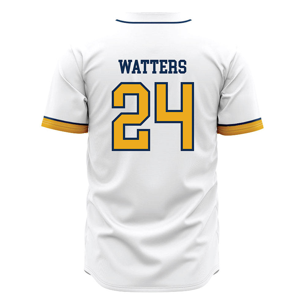 West Virginia - NCAA Baseball : Jacob Watters - Away Fashion Jersey-1