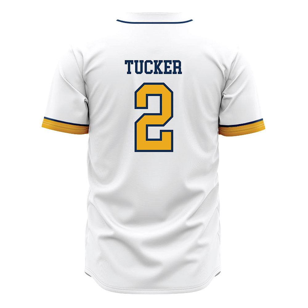 West Virginia - NCAA Baseball : Tevin Tucker - Away Fashion Jersey-1