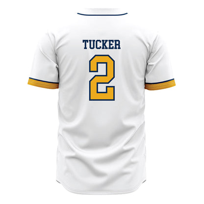 West Virginia - NCAA Baseball : Tevin Tucker - Away Fashion Jersey-1