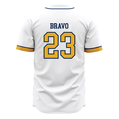 West Virginia - NCAA Baseball : Zach Bravo - Away Fashion Jersey-1