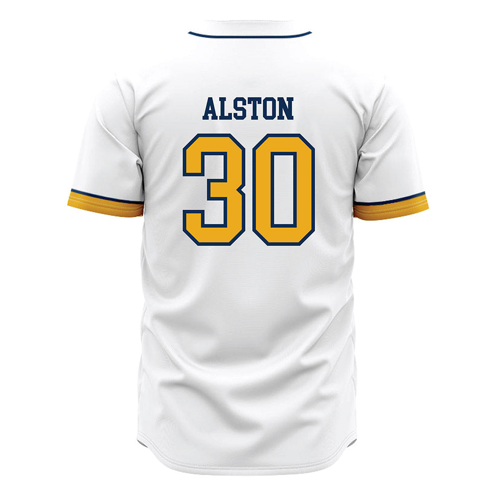West Virginia - NCAA Baseball : Korey Alston - Away Fashion Jersey-1