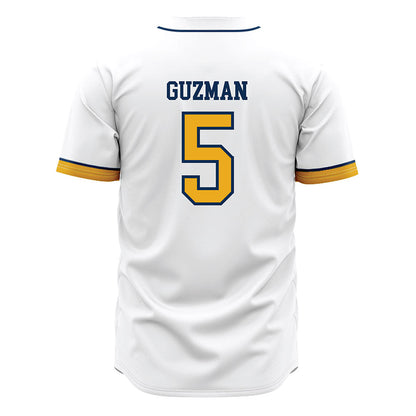 West Virginia - NCAA Baseball : Armani Guzman - Away Fashion Jersey-1