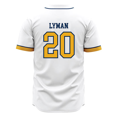 West Virginia - NCAA Baseball : Luke Lyman - Away Fashion Jersey-1