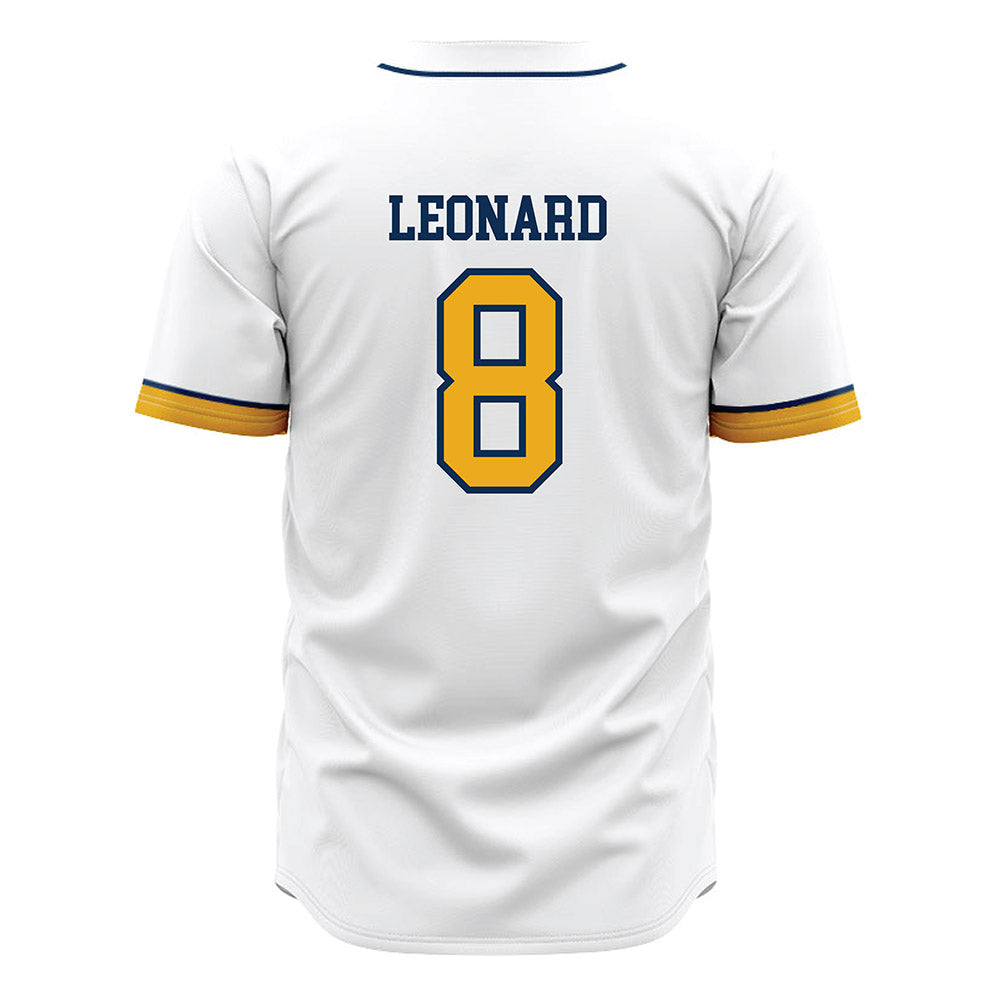 West Virginia - NCAA Baseball : Dayne Leonard - Away Fashion Jersey-1