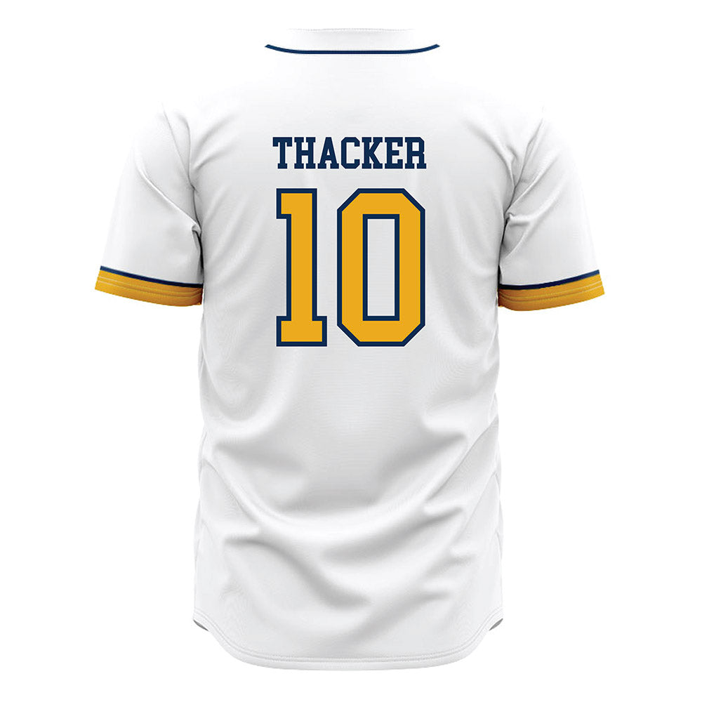 West Virginia - NCAA Baseball : Bryson Thacker - Away Fashion Jersey-1