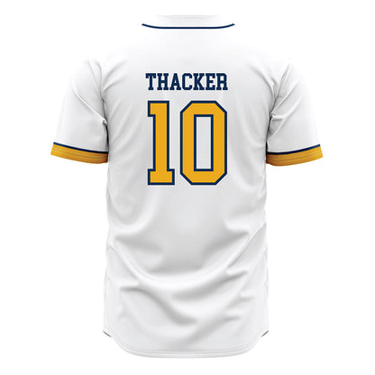 West Virginia - NCAA Baseball : Bryson Thacker - Away Fashion Jersey-1