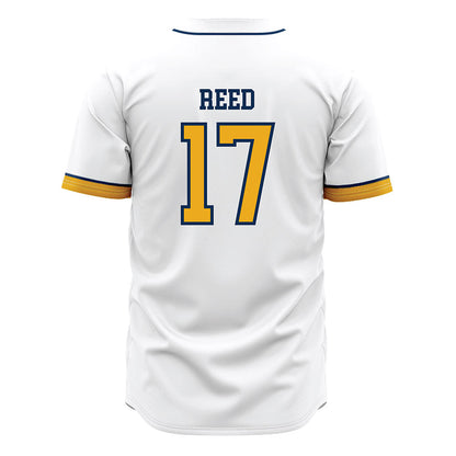 West Virginia - NCAA Baseball : Carlson Reed - Away Fashion Jersey-1