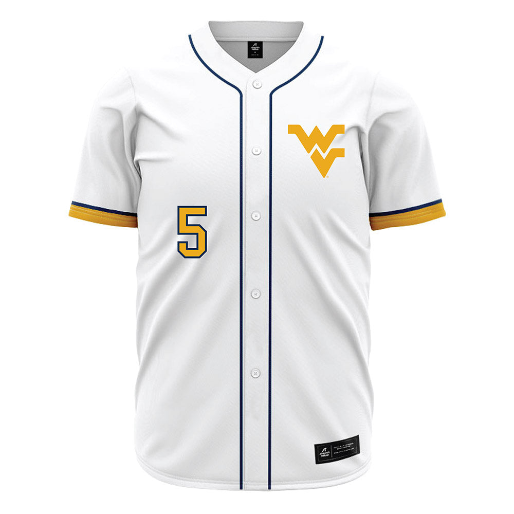 West Virginia - NCAA Baseball : Armani Guzman - Away Fashion Jersey-0