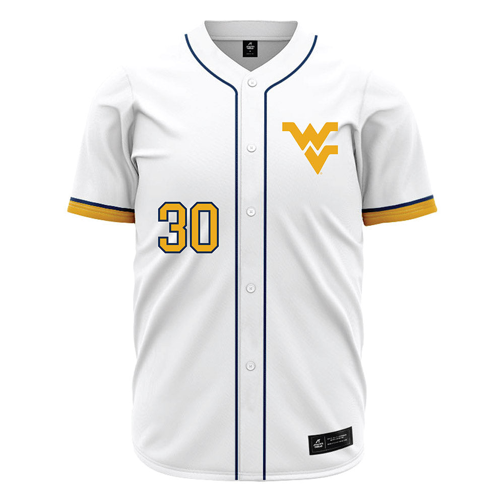 West Virginia - NCAA Baseball : Korey Alston - Away Fashion Jersey-0