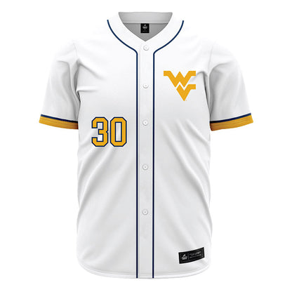West Virginia - NCAA Baseball : Korey Alston - Away Fashion Jersey-0