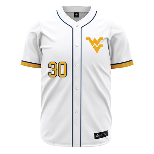 West Virginia - NCAA Baseball : Korey Alston - Away Fashion Jersey-0
