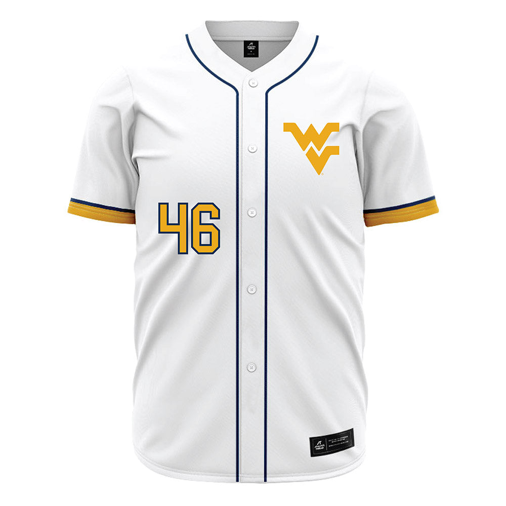 West Virginia - NCAA Baseball : Mac Stiffler - Away Fashion Jersey-0