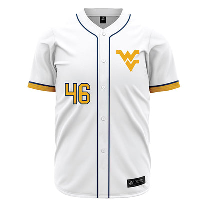West Virginia - NCAA Baseball : Mac Stiffler - Away Fashion Jersey-0