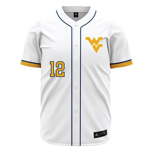 West Virginia - NCAA Baseball : Brodie Kresser - Away Fashion Jersey-0