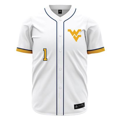 West Virginia - NCAA Baseball : JJ Glasscock - Away Fashion Jersey-0