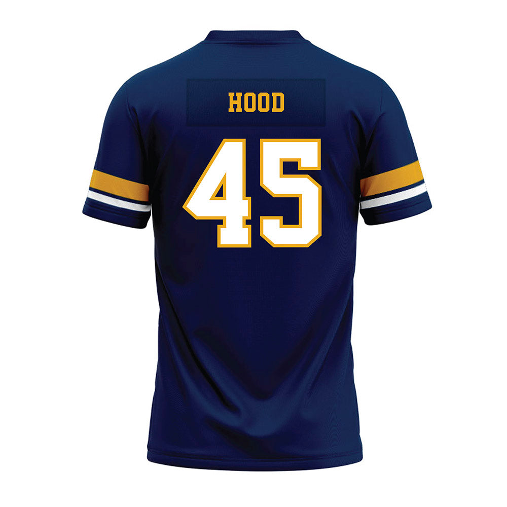 West Virginia - NCAA Football : Malachi Hood - Blue Premium Football Jersey-1