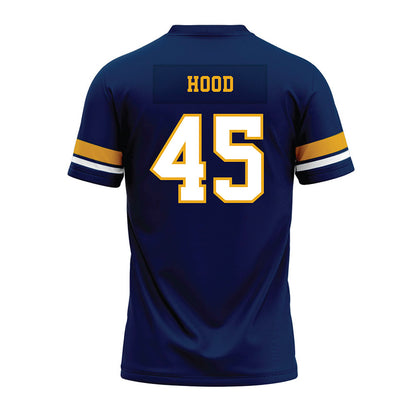 West Virginia - NCAA Football : Malachi Hood - Blue Premium Football Jersey-1