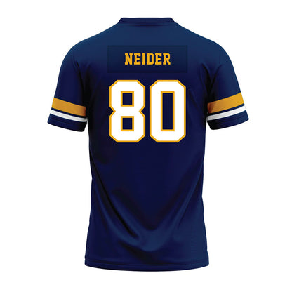 West Virginia - NCAA Football : John Neider - Blue Premium Football Jersey-1
