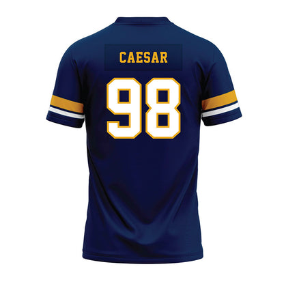 West Virginia - NCAA Football : Brandon Caesar - Blue Premium Football Jersey-1