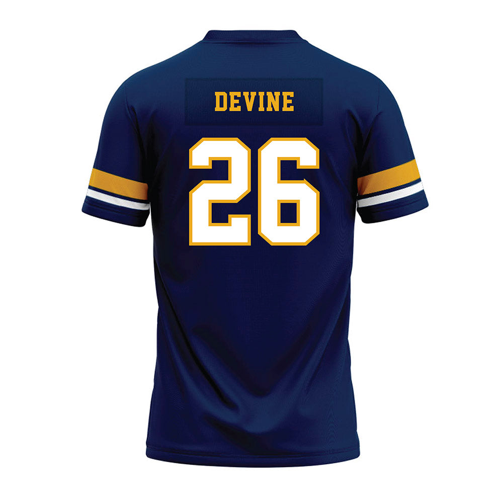 West Virginia - NCAA Football : Andre Devine - Blue Premium Football Jersey-1