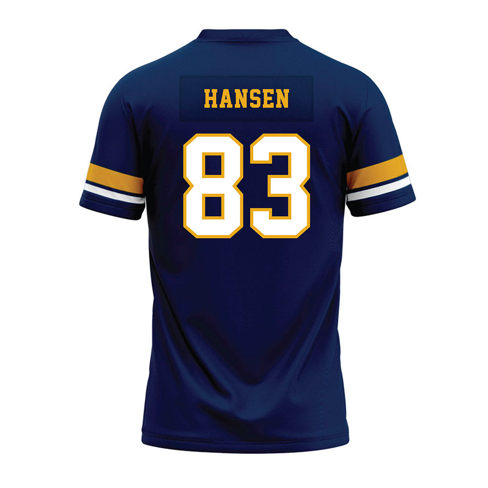 West Virginia - NCAA Football : Bryan Hansen - Blue Premium Football Jersey-1