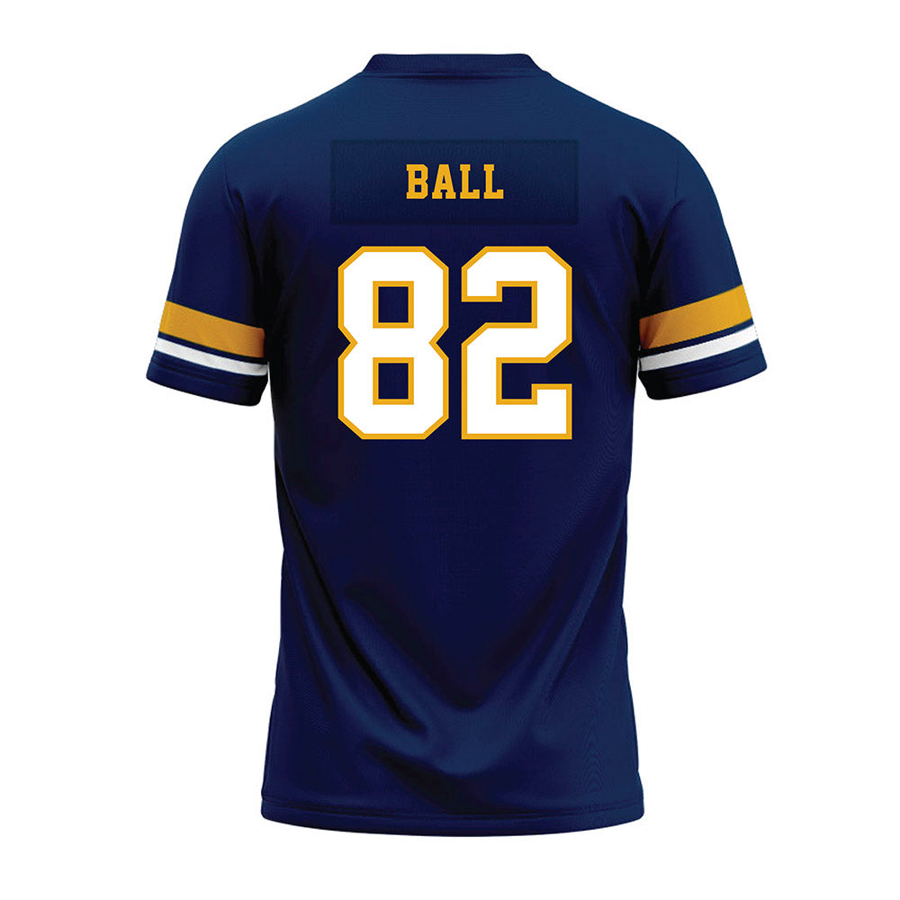 West Virginia - NCAA Football : Cam Ball - Blue Premium Football Jersey-1