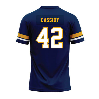 West Virginia - NCAA Football : Jack Cassidy - Blue Premium Football Jersey-1