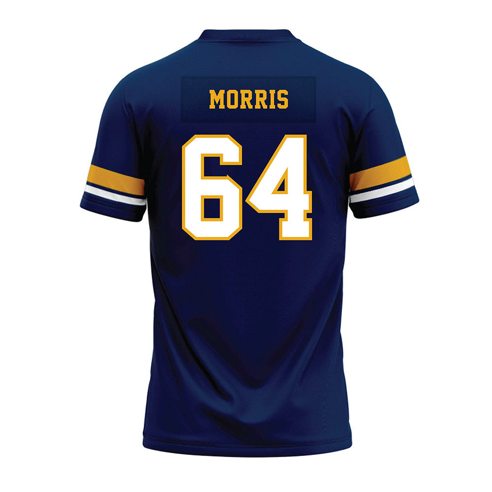 West Virginia - NCAA Football : Rhett Morris - Blue Premium Football Jersey-1