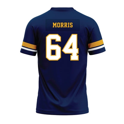 West Virginia - NCAA Football : Rhett Morris - Blue Premium Football Jersey-1