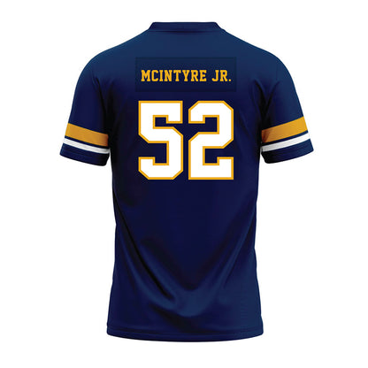 West Virginia - NCAA Football : Corey McIntyre Jr. - Blue Premium Football Jersey-1