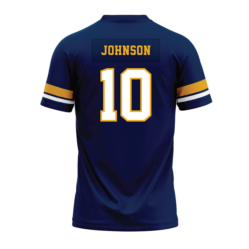 West Virginia - NCAA Football : Jeremiah Johnson - Blue Premium Football Jersey-1