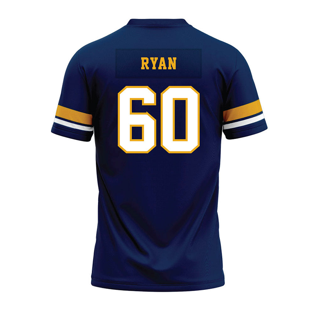 West Virginia - NCAA Football : Gabriel Ryan - Blue Premium Football Jersey-1