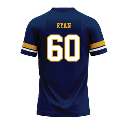 West Virginia - NCAA Football : Gabriel Ryan - Blue Premium Football Jersey-1