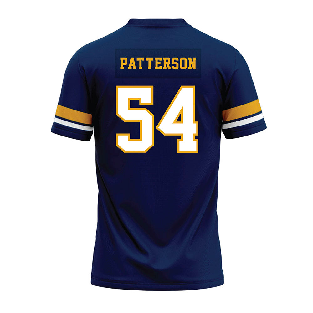 West Virginia - NCAA Football : Isaiah Patterson - Blue Premium Football Jersey-1