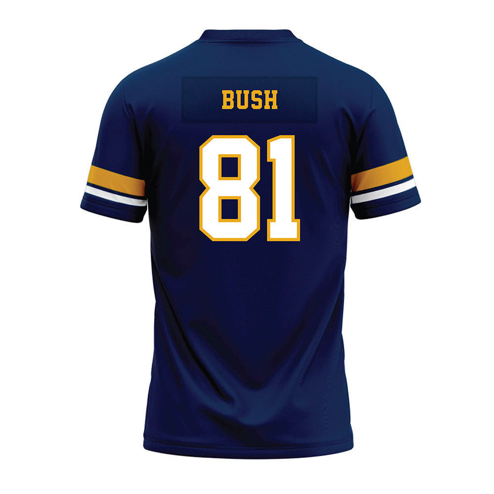 West Virginia - NCAA Football : Kade Bush - Blue Premium Football Jersey-1