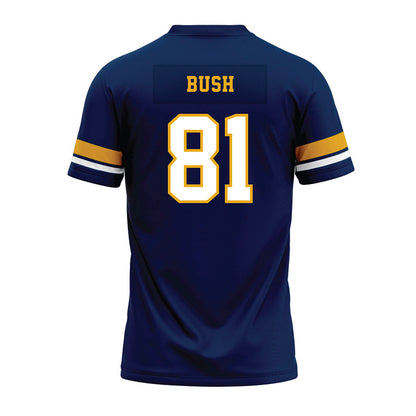 West Virginia - NCAA Football : Kade Bush - Blue Premium Football Jersey-1