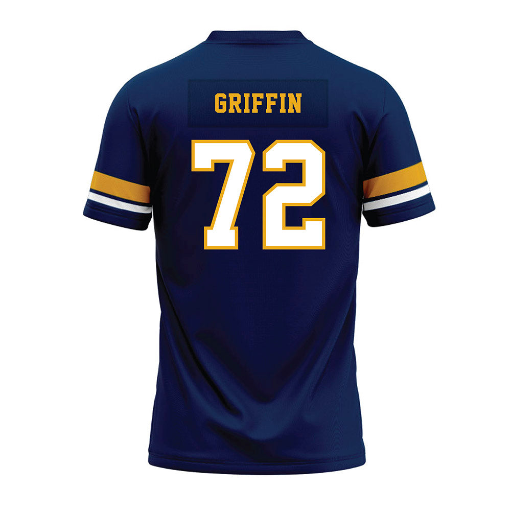 West Virginia - NCAA Football : Cam Griffin - Blue Premium Football Jersey-1