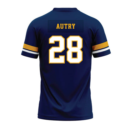 West Virginia - NCAA Football : Lawrence Autry - Blue Premium Football Jersey-1