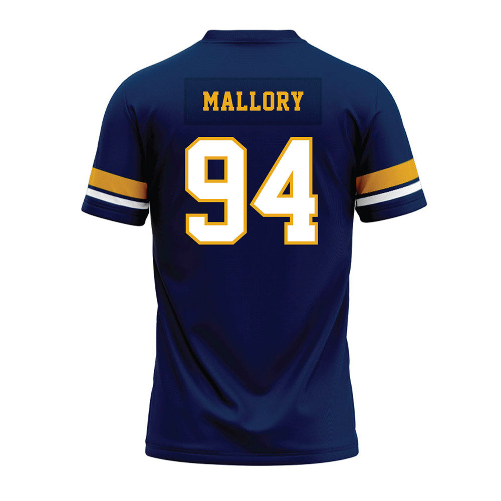 West Virginia - NCAA Football : Cam Mallory - Blue Premium Football Jersey-1