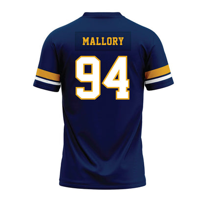 West Virginia - NCAA Football : Cam Mallory - Blue Premium Football Jersey-1