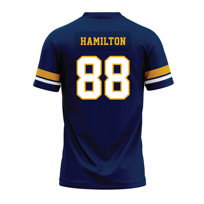 West Virginia - NCAA Football : Sam Hamilton - Blue Premium Football Jersey-1