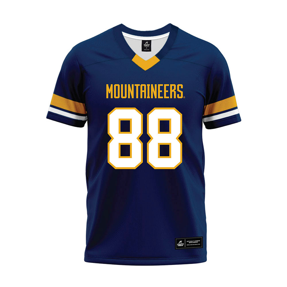 West Virginia - NCAA Football : Sam Hamilton - Blue Premium Football Jersey-0
