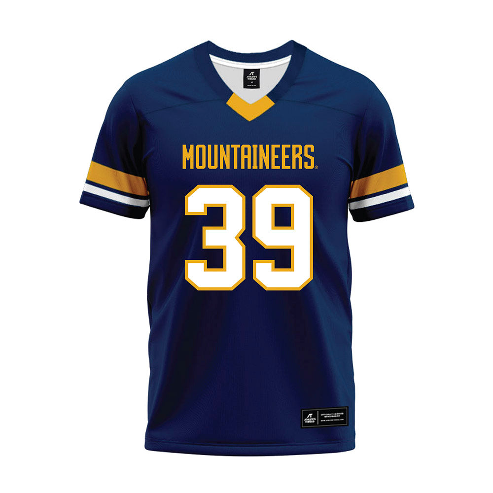 West Virginia - NCAA Football : Peter Notaro - Blue Premium Football Jersey-0