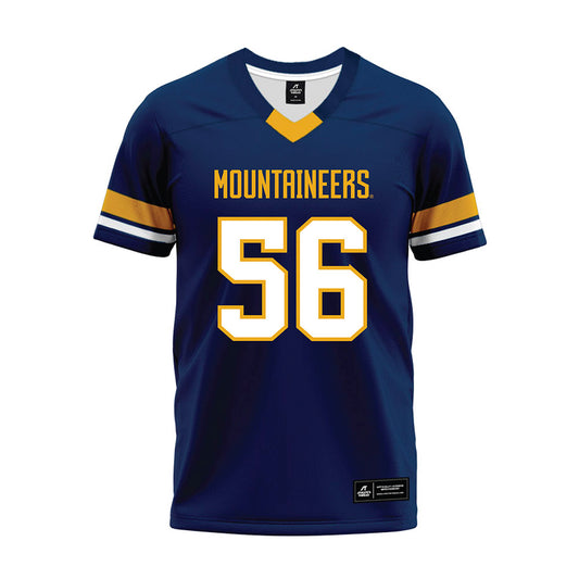West Virginia - NCAA Football : Lamarcus Dillard - Blue Premium Football Jersey-0