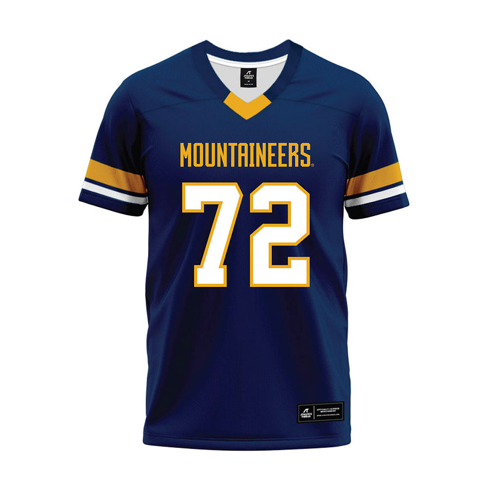 West Virginia - NCAA Football : Cam Griffin - Blue Premium Football Jersey-0