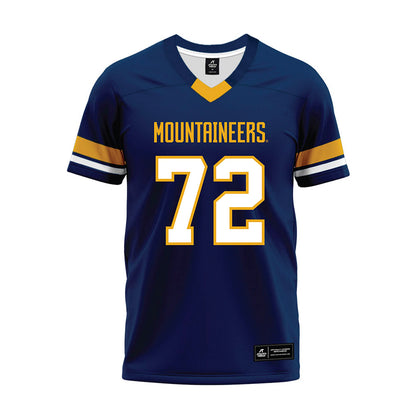 West Virginia - NCAA Football : Cam Griffin - Blue Premium Football Jersey-0