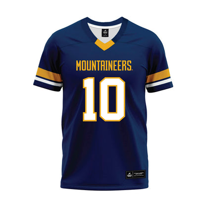 West Virginia - NCAA Football : Jeremiah Johnson - Blue Premium Football Jersey-0