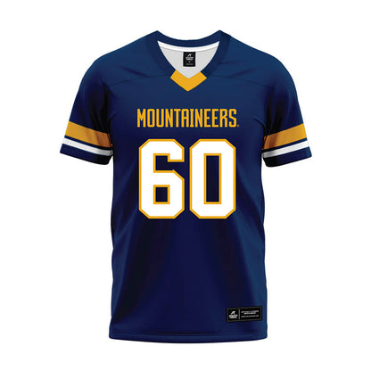 West Virginia - NCAA Football : Gabriel Ryan - Blue Premium Football Jersey-0