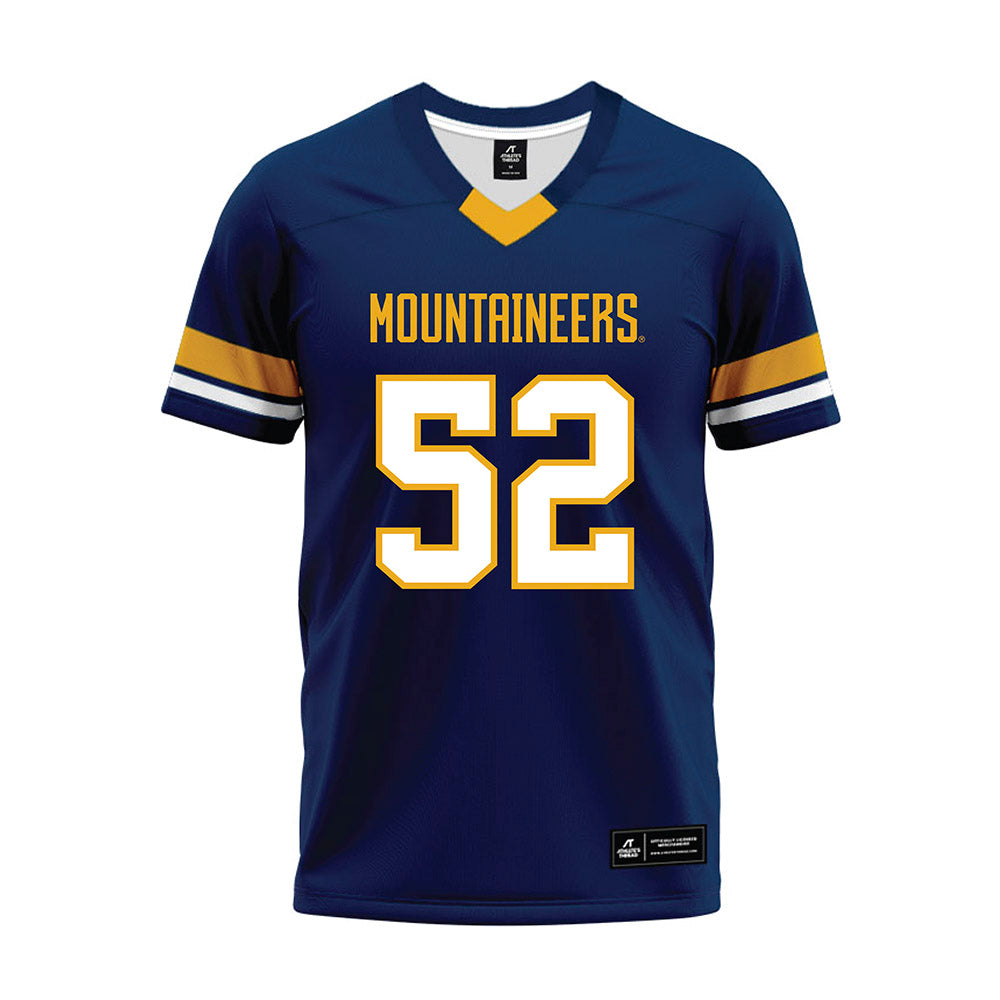 West Virginia - NCAA Football : Corey McIntyre Jr. - Blue Premium Football Jersey-0